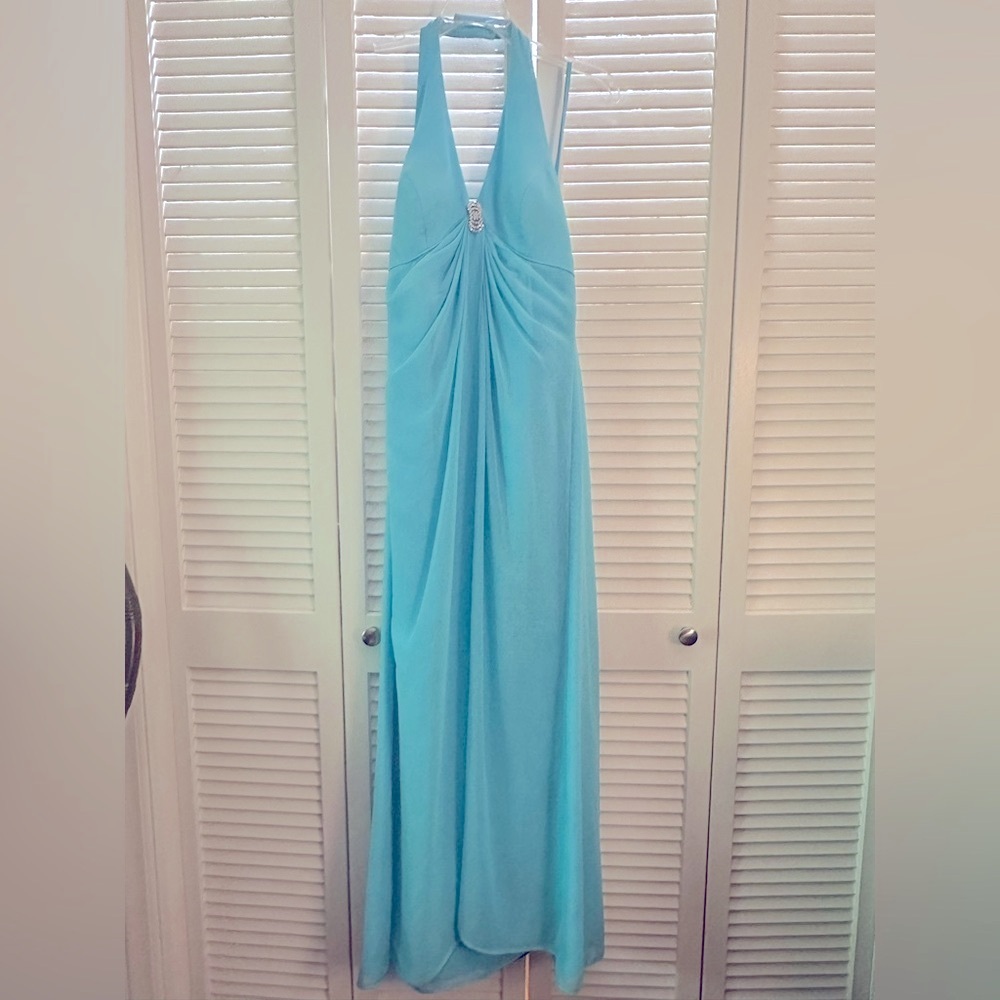 Landau Blue Prom Dress